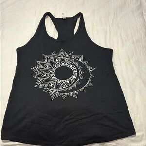 Next Level Apparel Black Racerback Tank Top